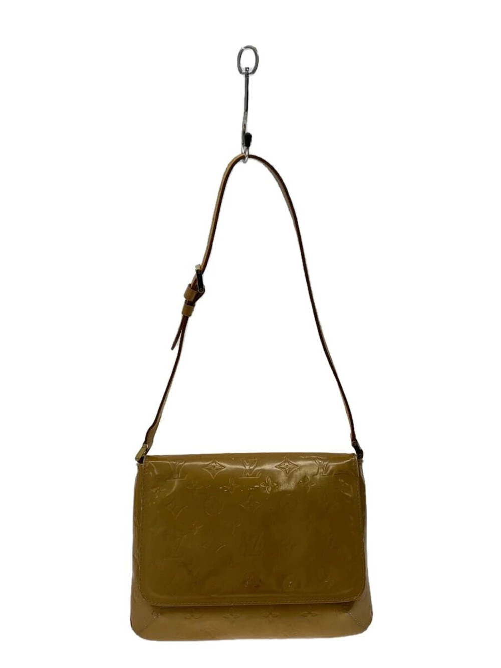 LOUIS VUITTON Thompson Street Monogram Vernis Enamel Beige Cream